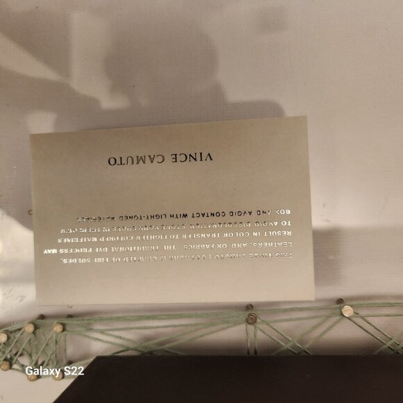 Vince Camuto Leather "Penina" Apricot Crush Block Heeled Sandals. 10. NIB - Picture 7 of 13